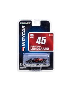 Dallara IndyCar #45 Christian Lundgaard "Hy-Vee" Rahal Letterman Lanigan Racing "NTT IndyCar Series" (2023) 1/64 Diecast Model Car by Greenlight