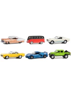 Barrett Jackson "Scottsdale Edition" Set of 6 Cars Series 12 1/64 Diecast Model Cars by Greenlight