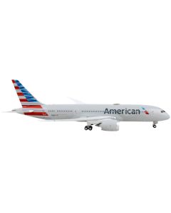 Boeing 787-8 Commercial Aircraft "American Airlines" Gray with Striped Tail 1/400 Diecast Model Airplane by GeminiJets