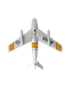 North American F-86F Sabre Fighter Aircraft "Mig Mad Marine" United States Air Force 1/110 Diecast Model Airplane by Postage Stamp