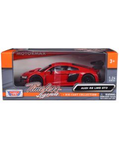 Audi R8 LMS GT3 Red "Timeless Legends" Series 1/24 Diecast Car Model by Motormax