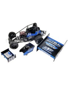 Winged Sprint Car #44 Dylan Norris "RPM" Gobrecht Motorsports "World of Outlaws" (2023) 1/18 Diecast Model Car by ACME