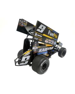 Winged Sprint Car #9 Kasey Kahne "Karavan - Fuel Me" Kasey Kahne Racing "World of Outlaws" (2023) 1/18 Diecast Model Car by ACME