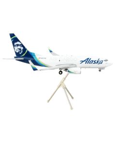 Boeing 737-700BDSF Commercial Aircraft "Alaska Air Cargo" White with Blue Tail "Gemini 200" Series 1/200 Diecast Model Airplane by GeminiJets