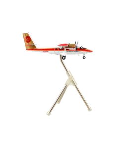 De Havilland DHC-6-300 Commercial Aircraft "Continental Express" White with Red Stripes and Gold Tail "Gemini 200" Series 1/200 Diecast Model Airplane by GeminiJets