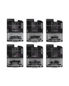 "Black Bandit" 6 piece Set Series 28 1/64 Diecast Model Cars by Greenlight