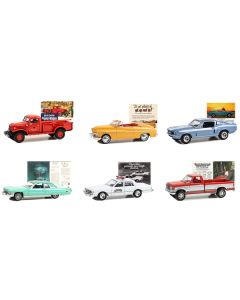 "Vintage Ad Cars" Set of 6 pieces Series 9  1/64 Diecast Model Cars by Greenlight