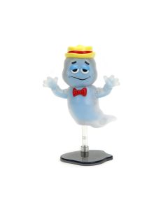 Boo Berry 3.5" Moveable Glow-in-the-Dark Figure with Stand and Cereal Box "Monster Cereals" 1/12 Scale Model by Jada