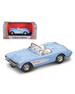 1957 Chevrolet Corvette Blue 1/43 Diecast Model Car by Road Signature