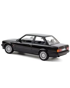 1988 BMW 325i Diamond Black Metallic 1/18 Diecast Model Car by Norev