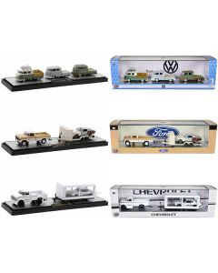 Auto Haulers Set of 3 Trucks Release 65 Limited Edition to 9000 pieces Worldwide 1/64 Diecast Models by M2 Machines