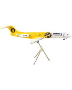 Fokker F100 Commercial Aircraft "Alliance Airlines" White and Yellow "Gemini 200" Series 1/200 Diecast Model Airplane by GeminiJets