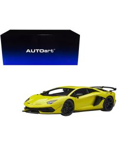 Lamborghini Aventador SVJ Giallo Tenerife / Pearl Yellow 1/18 Model Car by Autoart