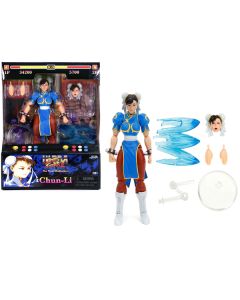 Chun-Li 6" Moveable Figure with Accessories and Alternate Head and Hands "Ultra Street Fighter II: The Final Challengers" (2017) Video Game model by Jada