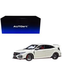 2021 Honda Civic Type R (FK8) RHD (Right Hand Drive) Championship White 1/18 Model Car by Autoart