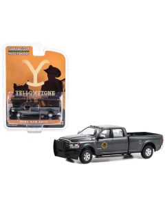 2020 Ram 2500 Pickup Truck Dark Gray Metallic "Montana Livestock Association" "Yellowstone" (2018-Current) TV Series "Hollywood Series" Release 39 1/64 Diecast Model Car by Greenlight