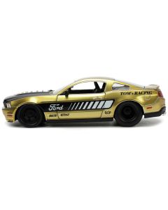 2010 Ford Mustang GT Gold Metallic with Black Graphics and Hood 