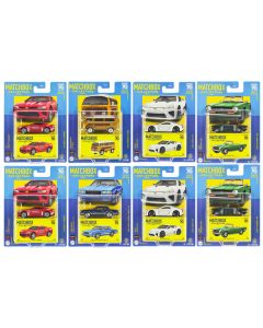 "Collectors" Superfast 2023 Assortment U "70 Years" Special Edition Set of 8 pieces Diecast Model Cars by Matchbox