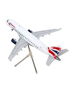 Embraer ERJ-170 Commercial Aircraft "British Airways" White with Striped Tail "Gemini 200" Series 1/200 Diecast Model Airplane by GeminiJets