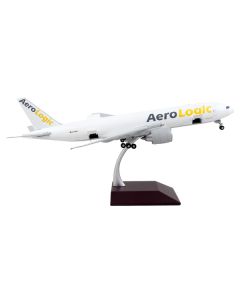 Boeing 777F Commercial Aircraft "AeroLogic" White "Gemini 200 - Interactive" Series 1/200 Diecast Model Airplane by GeminiJets