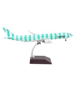 Airbus A330-900 Commercial Aircraft "Condor Airlines" White and Green Striped "Gemini 200" Series 1/200 Diecast Model Airplane by GeminiJets