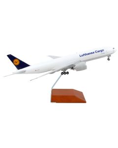 Boeing 777-200F Commercial Aircraft "Lufthansa Cargo" White with Blue Tail "Gemini 200" Series 1/200 Diecast Model Airplane by GeminiJets