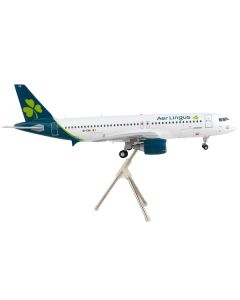 Airbus A320 Commercial Aircraft "Aer Lingus" White with Teal Tail "Gemini 200" Series 1/200 Diecast Model Airplane by GeminiJets