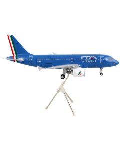 Airbus A319 Commercial Aircraft "ITA Airways" Blue with Tail Stripes "Gemini 200" Series 1/200 Diecast Model Airplane by GeminiJets