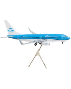 Boeing 737-700 Commercial Aircraft "KLM Royal Dutch Airlines" Blue with White Tail "Gemini 200" Series 1/200 Diecast Model Airplane by GeminiJets