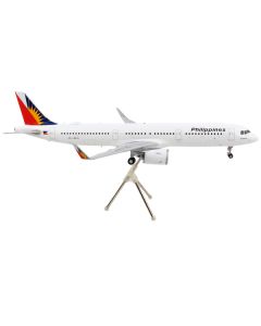 Airbus A321neo Commercial Aircraft "Philippine Airlines" White with Tail Graphics "Gemini 200" Series 1/200 Diecast Model Airplane by GeminiJets