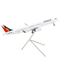 Airbus A321 Commercial Aircraft "Philippine Airlines" White with Tail Graphics "Gemini 200" Series 1/200 Diecast Model Airplane by GeminiJets