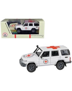 2014 Toyota Land Cruiser 76 White "International Red Cross" 1/64 Diecast Model Car by Paragon Models