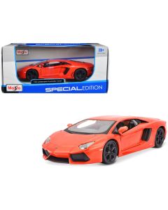 Lamborghini Aventador LP700-4 Orange 1/24 Diecast Model Car by Maisto