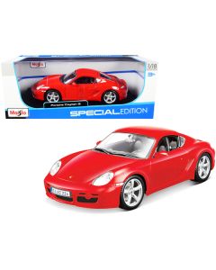 Porsche Cayman S Red 1/18 Diecast Model Car by Maisto