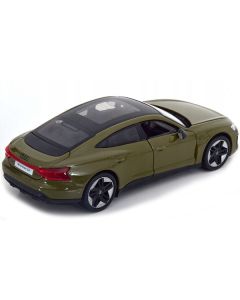 2022 Audi RS e-Tron GT Dark Green with Black Top and Sunroof "Special Edition" Series 1/25 Diecast Model Car by Maisto