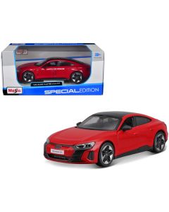 2022 Audi RS e-Tron GT Red with Black Top and Sunroof "Special Edition" Series 1/25 Diecast Model Car by Maisto