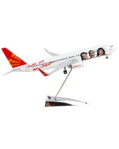 Boeing 737-800 Commercial Aircraft "SpiceJet" White with Red Tail "Gemini 200" Series 1/200 Diecast Model Airplane by GeminiJets