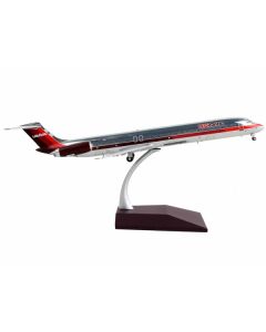 McDonnell Douglas MD-82 Commercial Aircraft "USAir" Silver with Red Stripes "Gemini 200" Series 1/200 Diecast Model Airplane by GeminiJets