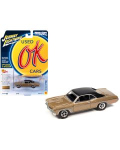 1967 Buick GS 400 Gold Mist Metallic with Matt Black Top Limited Edition to 2524 pieces Worldwide "OK Used Cars" 2023 Series 1/64 Diecast Model Car by Johnny Lightning