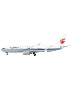 Boeing 737 MAX 8 Commercial Aircraft "Air China" White with Blue Stripes 1/400 Diecast Model Airplane by GeminiJets