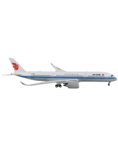 Airbus A350-900 Commercial Aircraft "Air China" White with Blue Stripes 1/400 Diecast Model Airplane by GeminiJets