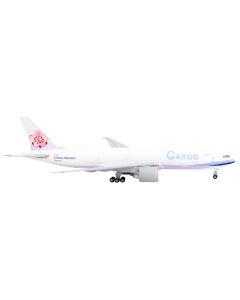 Boeing 777F Commercial Aircraft "China Airlines Cargo" White with Purple Stripes and Tail 1/400 Diecast Model Airplane by GeminiJets