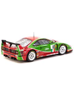 Ferrari F40 #40 Anders Olofsson - Luciano Della Noce - Tetsuya Ota "Ennea SRL" 24 Hours of Le Mans (1995) "Hobby64" Series 1/64 Diecast Model Car by Tarmac Works