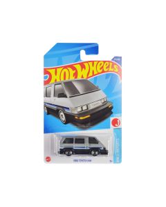 1986 Toyota Van Silver Metallic and Black with Stripes "HW J-Imports" Series Diecast Model Car by Hot Wheels