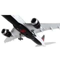 Boeing 787-9 Commercial Aircraft with Flaps Down "Air Canada" White with Black Tail 1/400 Diecast Model Airplane by GeminiJets