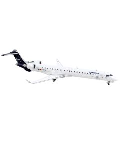 Bombardier CRJ900 Commercial Aircraft "Lufthansa" White with Dark Blue Tail 1/400 Diecast Model Airplane by GeminiJets