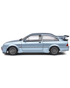 1987 Ford Sierra Cosworth RS500 RHD (Right Hand Drive) Glacier Blue Metallic 1/18 Diecast Model Car by Solido