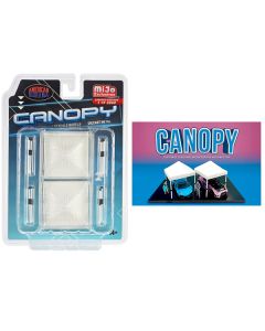 Canopy 2 Piece Set White Limited Edition to 3600 pieces Worldwide  1/64 Scale Models by American Diorama