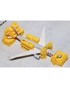 Aircraft Maintenance Scaffolding 6 Piece Set for 1/400 Scale Models by GeminiJets