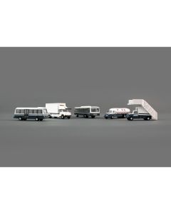 Airport Service Vehicles Set of 5 pieces "Gemini 200" Series Diecast Models by GeminiJets